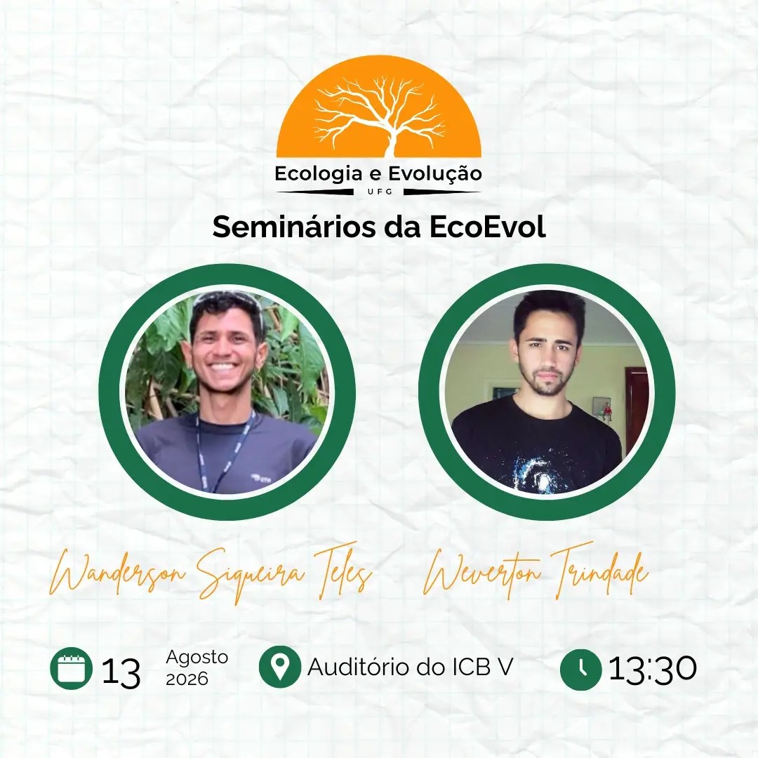 Imagem da publicação: Seminários no PPG em Ecologia e Evolução: apresentações de doutorado e pós-doc
