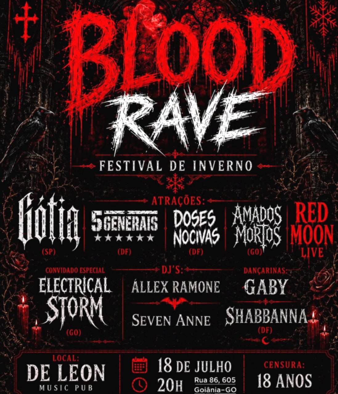 Imagem da publicação: 🦇 Blood Rave — Festival Gótico de Inverno