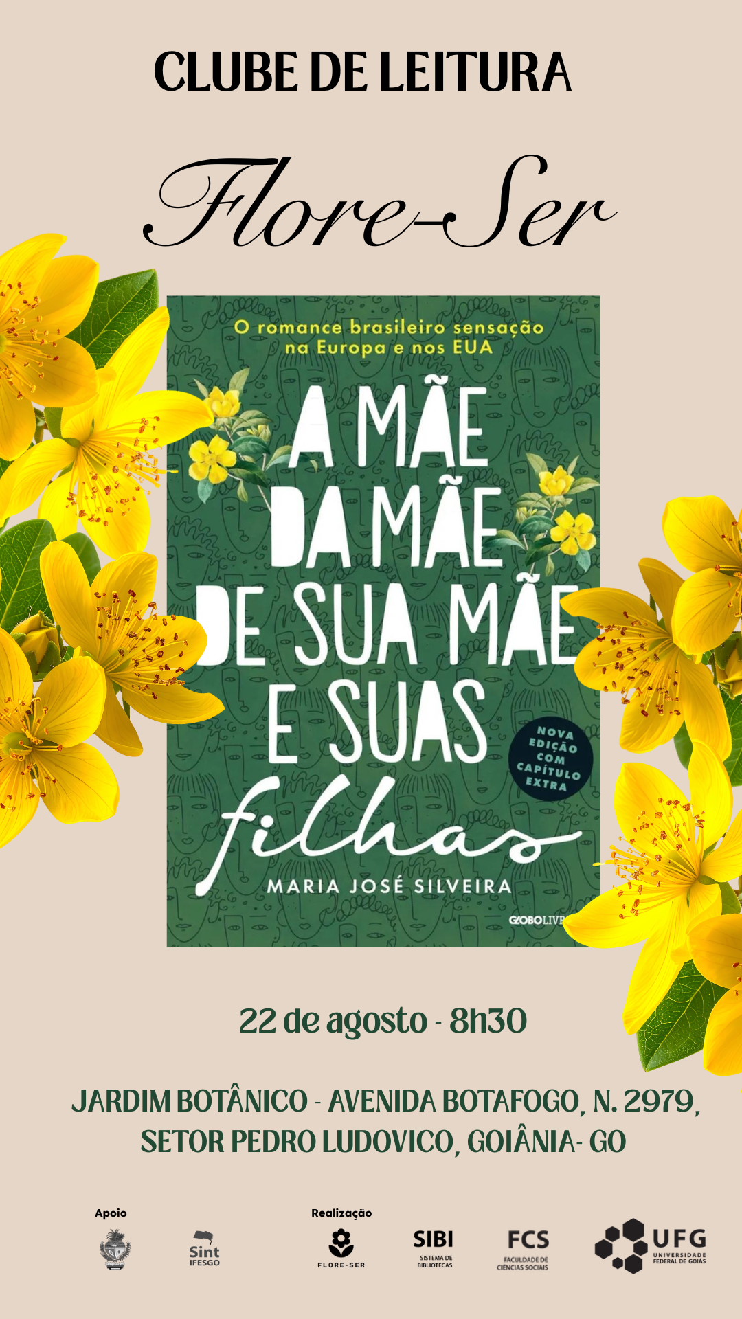 Imagem da publicação: Clube do Livro Flore-ser no Jardim Botânico
