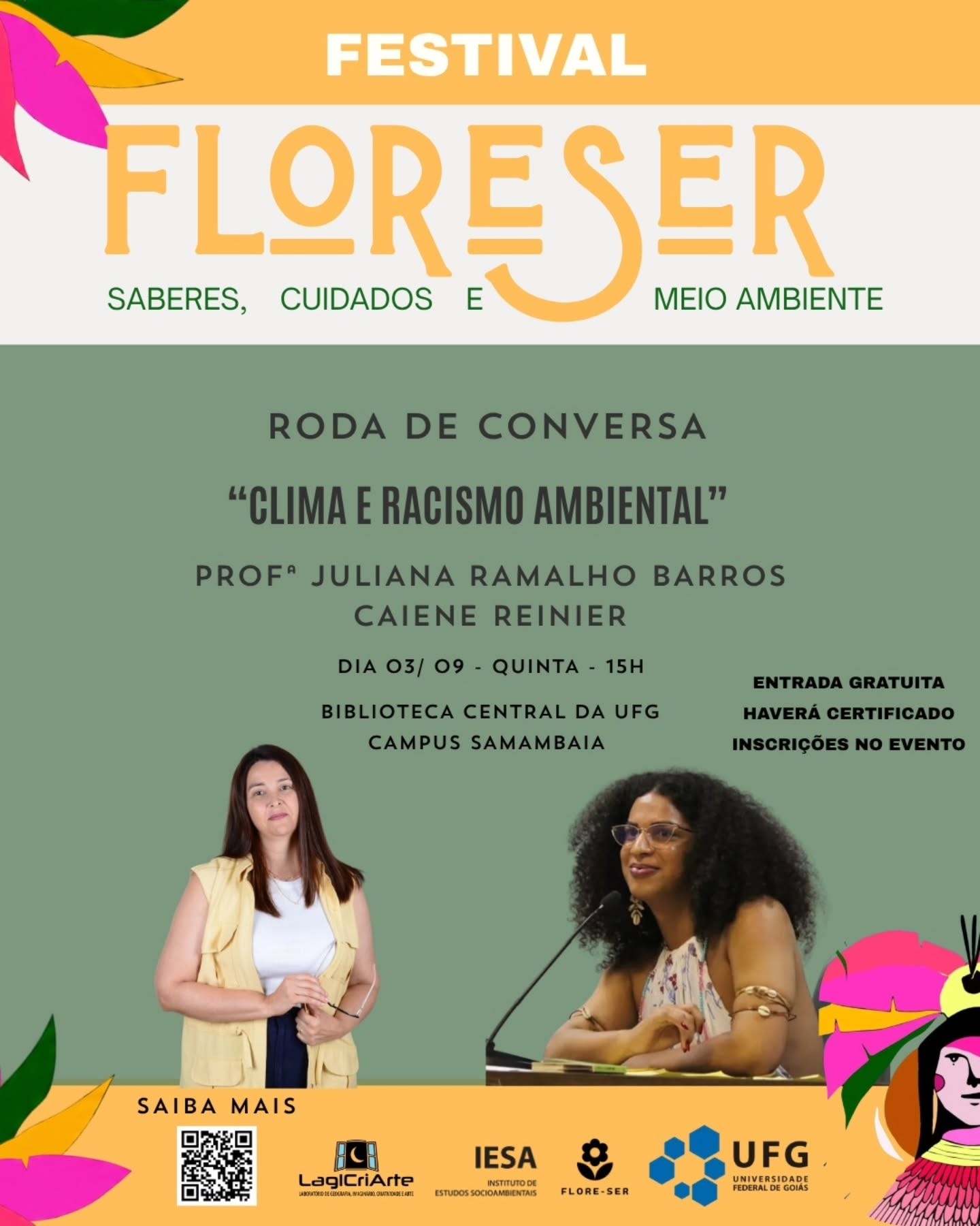 Imagem da publicação: Roda de Conversa: Clima e Racismo Ambiental no Festival FloreSer