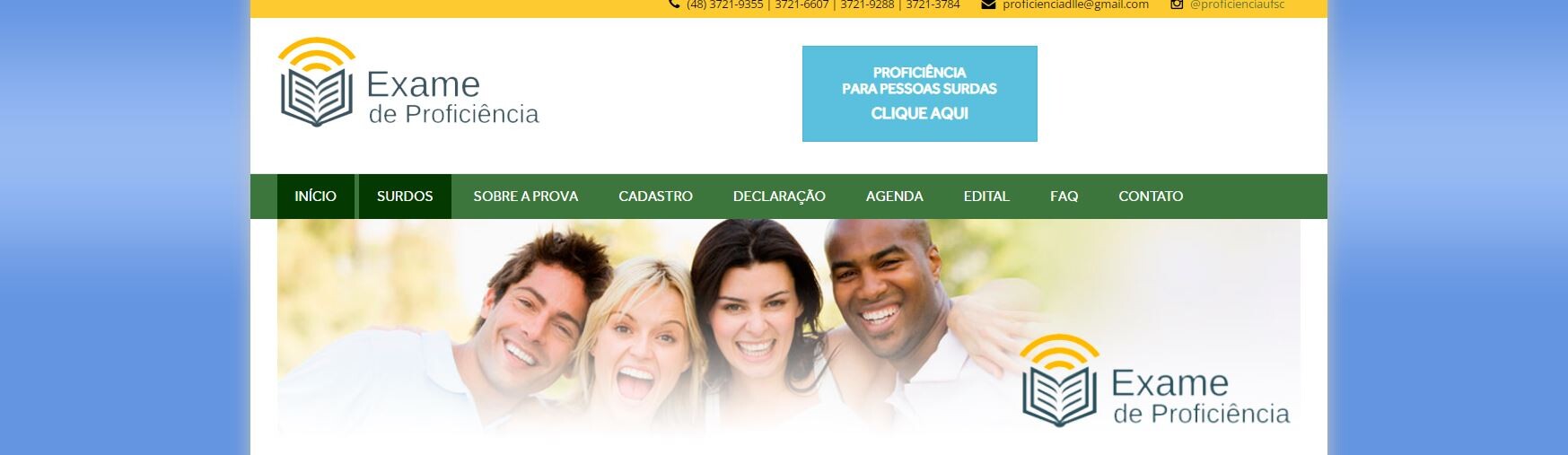 Imagem da publicação: Inscrições Abertas para Exame de Proficiência em Inglês ou Espanhol