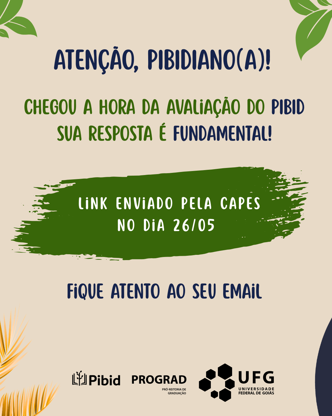 Imagem da publicação: 🎓 Avaliação PIBID