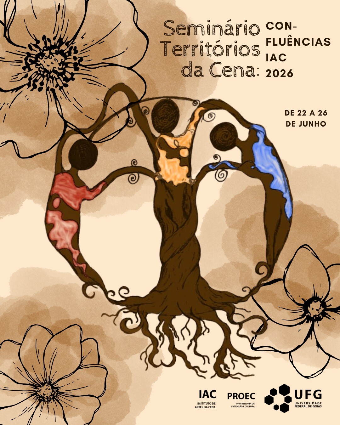 Imagem da publicação: 🎭 I Seminário Territórios da Cena: IAC con-fluências (UFG)