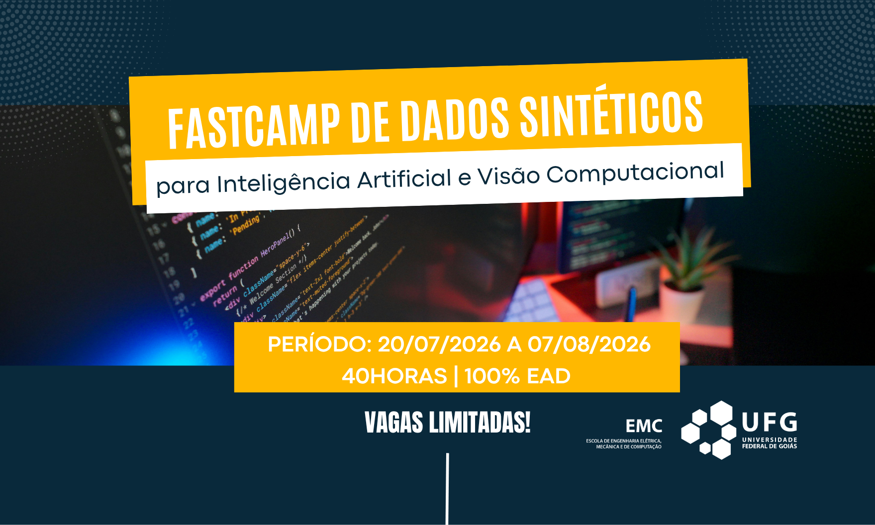 Imagem da publicação: Fastcamp de Dados Sintéticos para Inteligência Artificial e Visão...