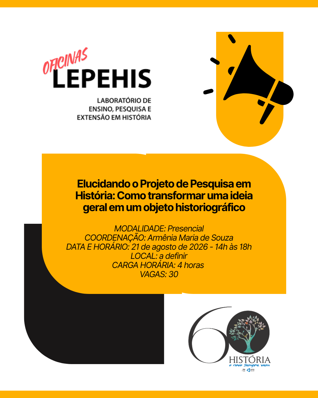 Imagem da publicação: Oficina ensina a transformar ideia em projeto de pesquisa em História