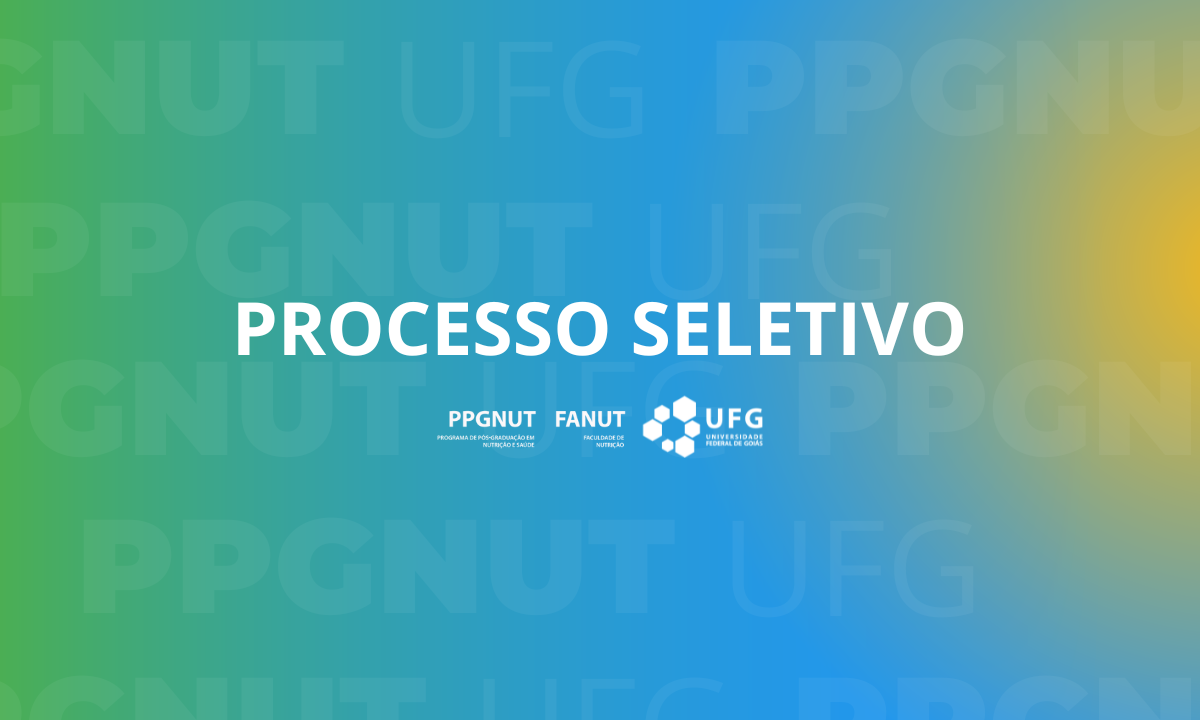 Imagem da publicação: PPGNUT abre inscrições para aluno especial 2026/2