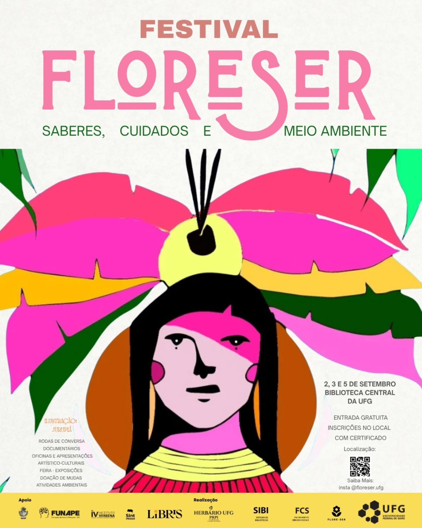 Imagem da publicação: Festival Flore-Ser — Saberes, Cuidados e Meio Ambiente na UFG