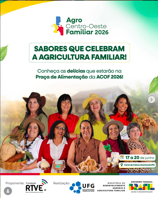 Imagem da publicação: 🚨 23ª Agro Centro-Oeste Familiar (Acof 2026)