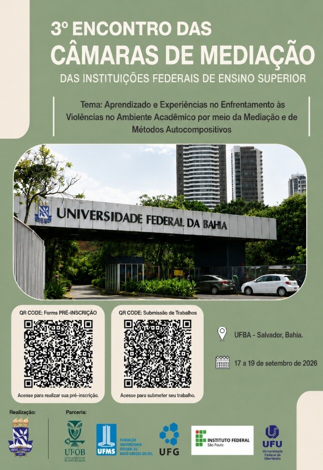 Imagem da publicação: III Encontro das Câmaras de Mediação das IFES
