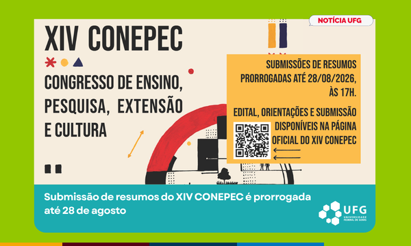 Imagem da publicação: XIV CONEPEC: prazo para submissão de resumos prorrogado até 28 de agosto