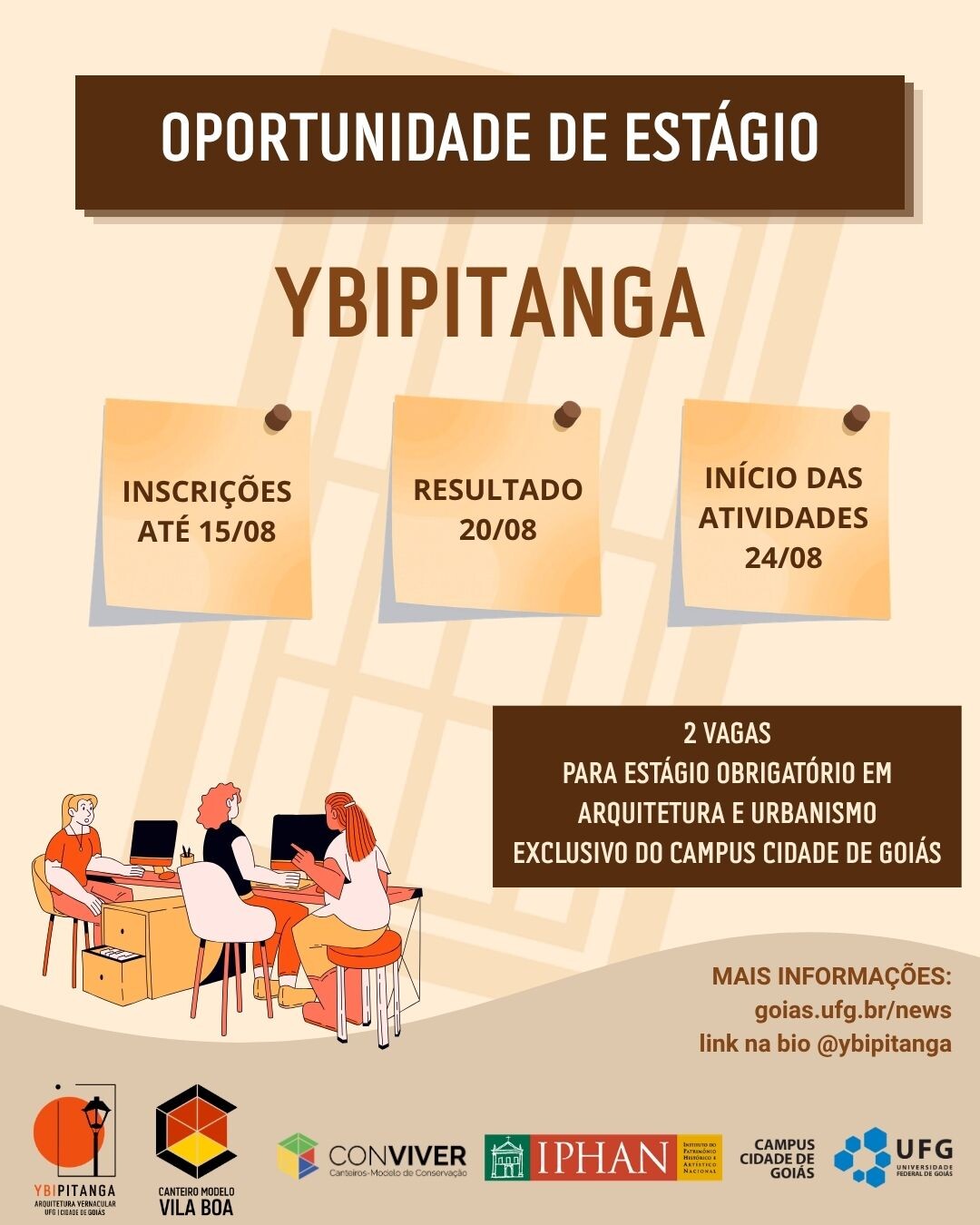 Imagem da publicação: Ybipitanga abre inscrições para estágio obrigatório em Arquitetura e Urbanismo