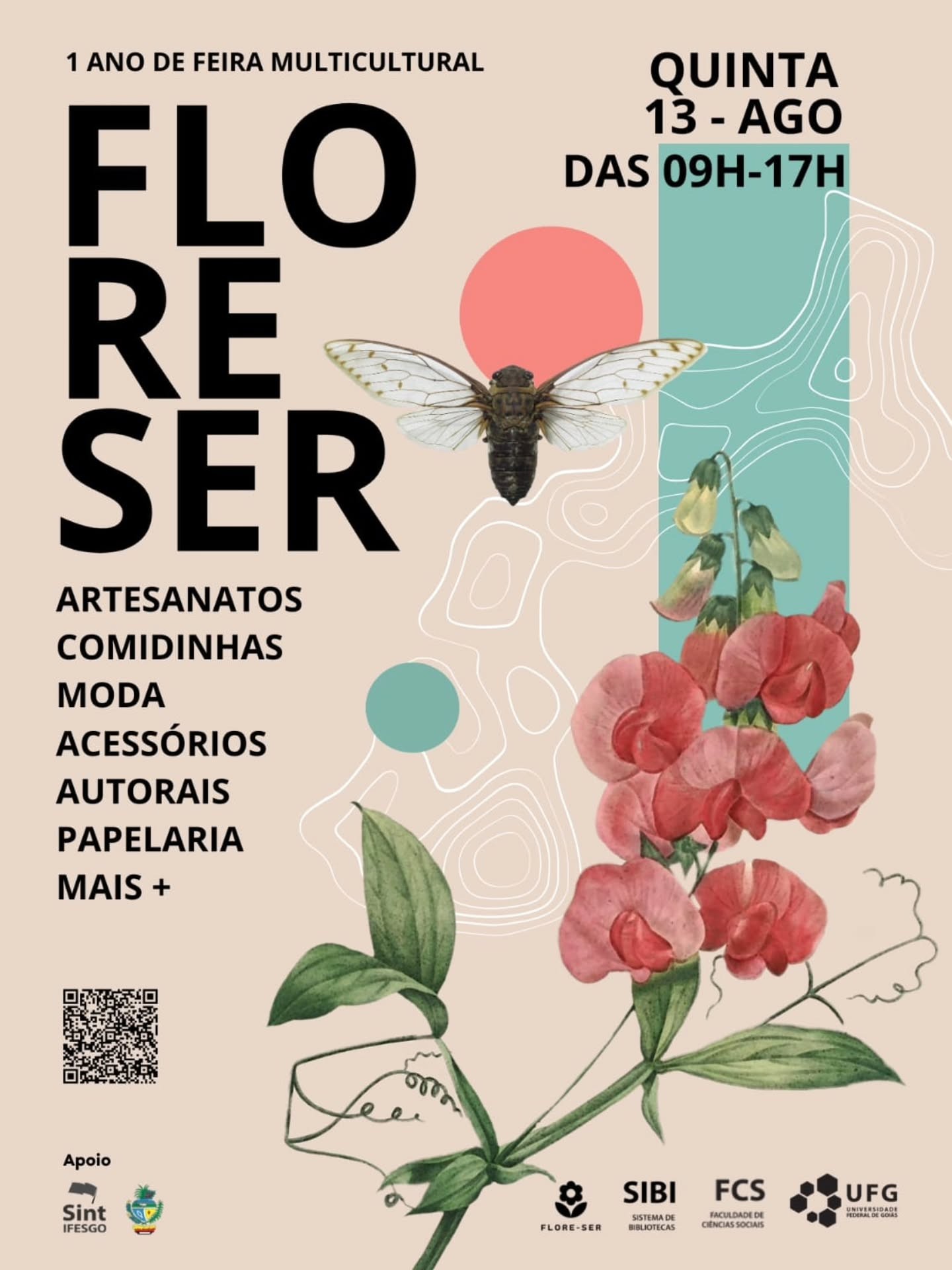 Imagem da publicação: Feira Multicultural Flore-Ser celebra 1 ano com edição de aniversário em agosto