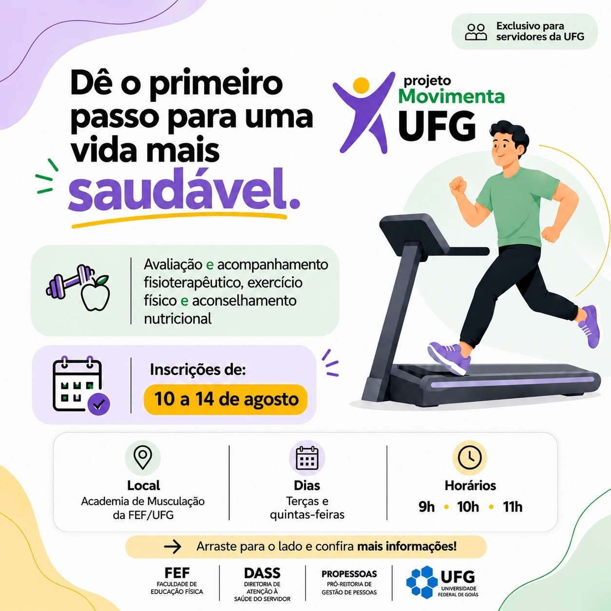 Imagem da publicação: Movimenta UFG: saúde e prevenção para servidores com risco cardiometabólico