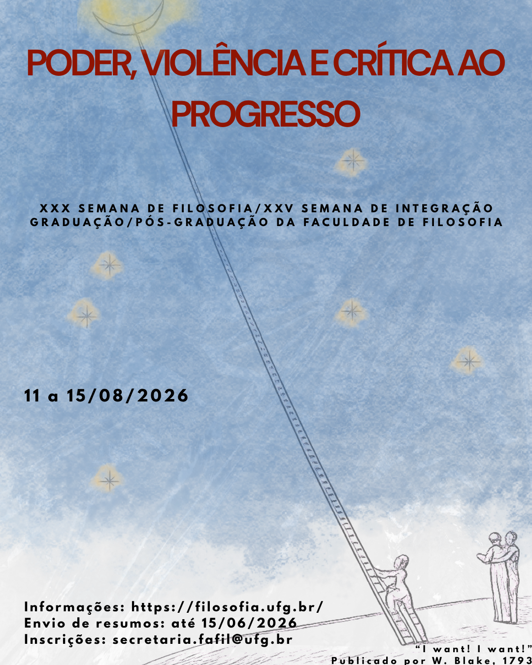Imagem da publicação: XXX Semana de Filosofia da FAFIL/UFG acontece em agosto com debates sobre poder e violência