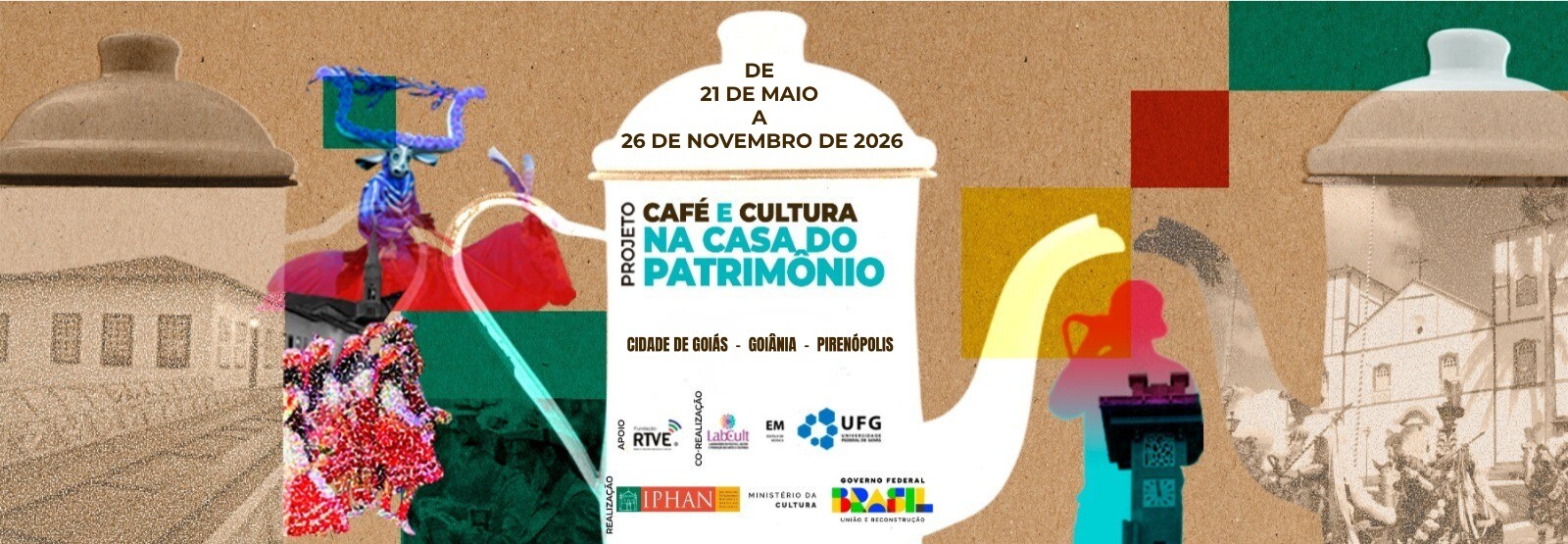 Imagem da publicação: ☕ Projeto 'Café e Cultura na Casa do Patrimônio' (UFG + IPHAN)