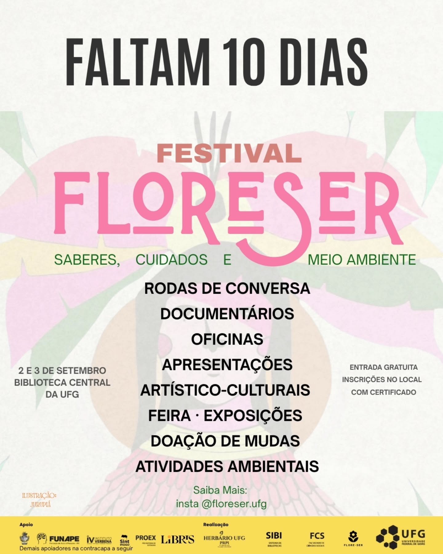 Imagem da publicação: Vem aí o Festival Flore-Ser: Saberes, Cuidados e Meio Ambiente