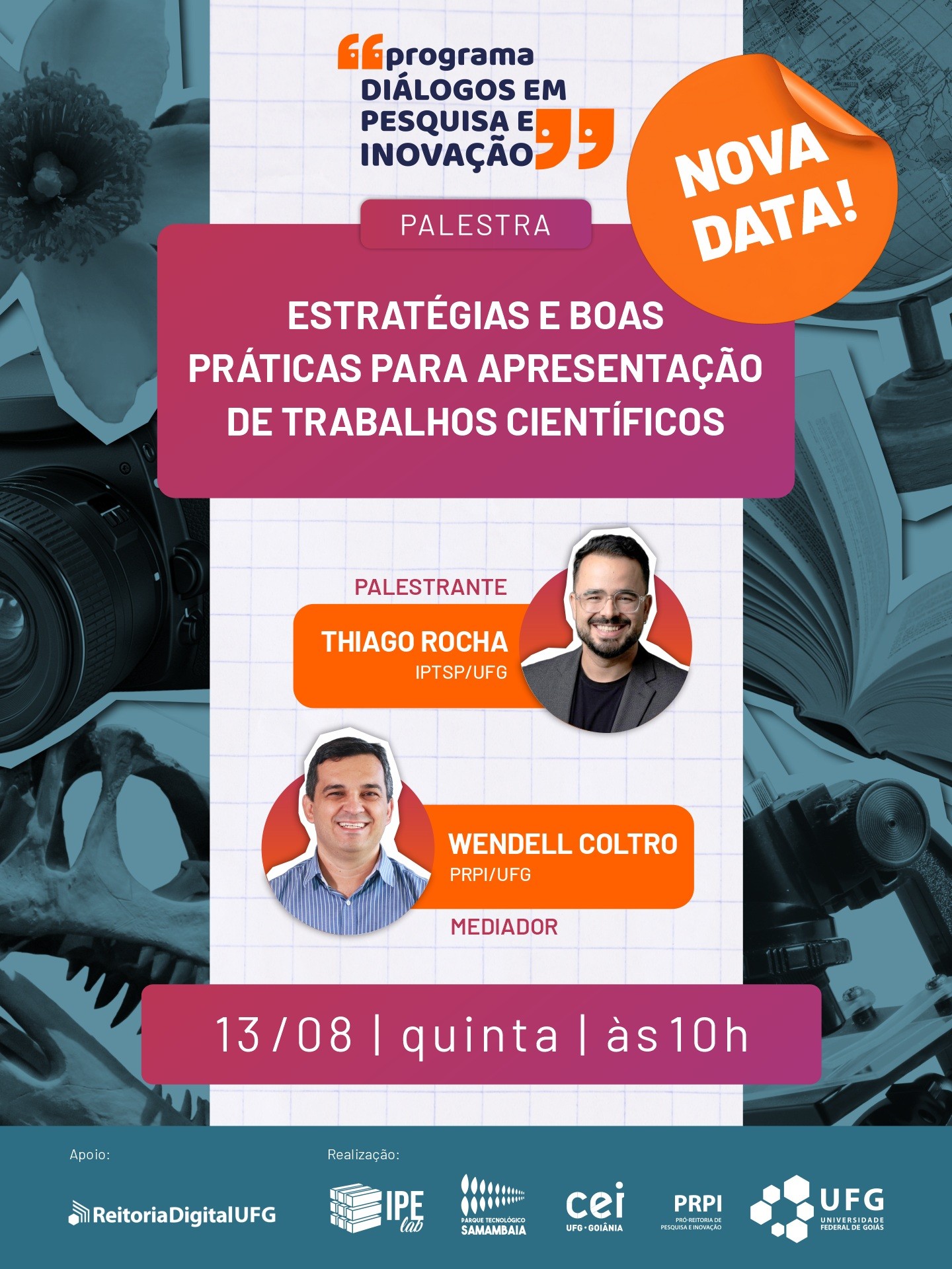 Imagem da publicação: Diálogos: como arrasar na apresentação da sua pesquisa