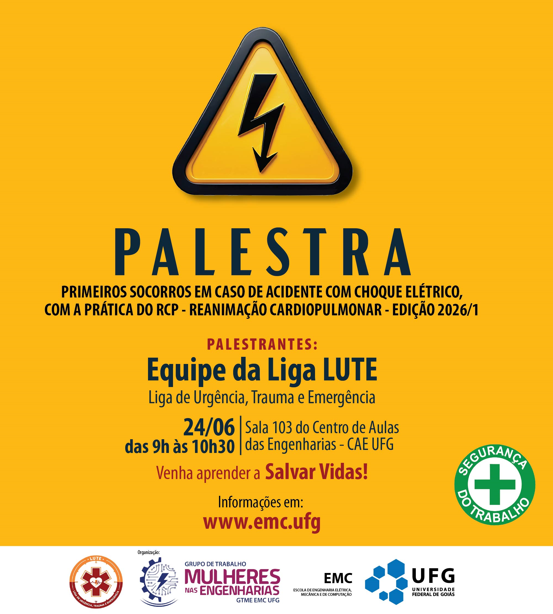 Imagem da publicação: 📅 Convite do grupo de trabalho mulheres nas engenharias GTME EMC UFG: