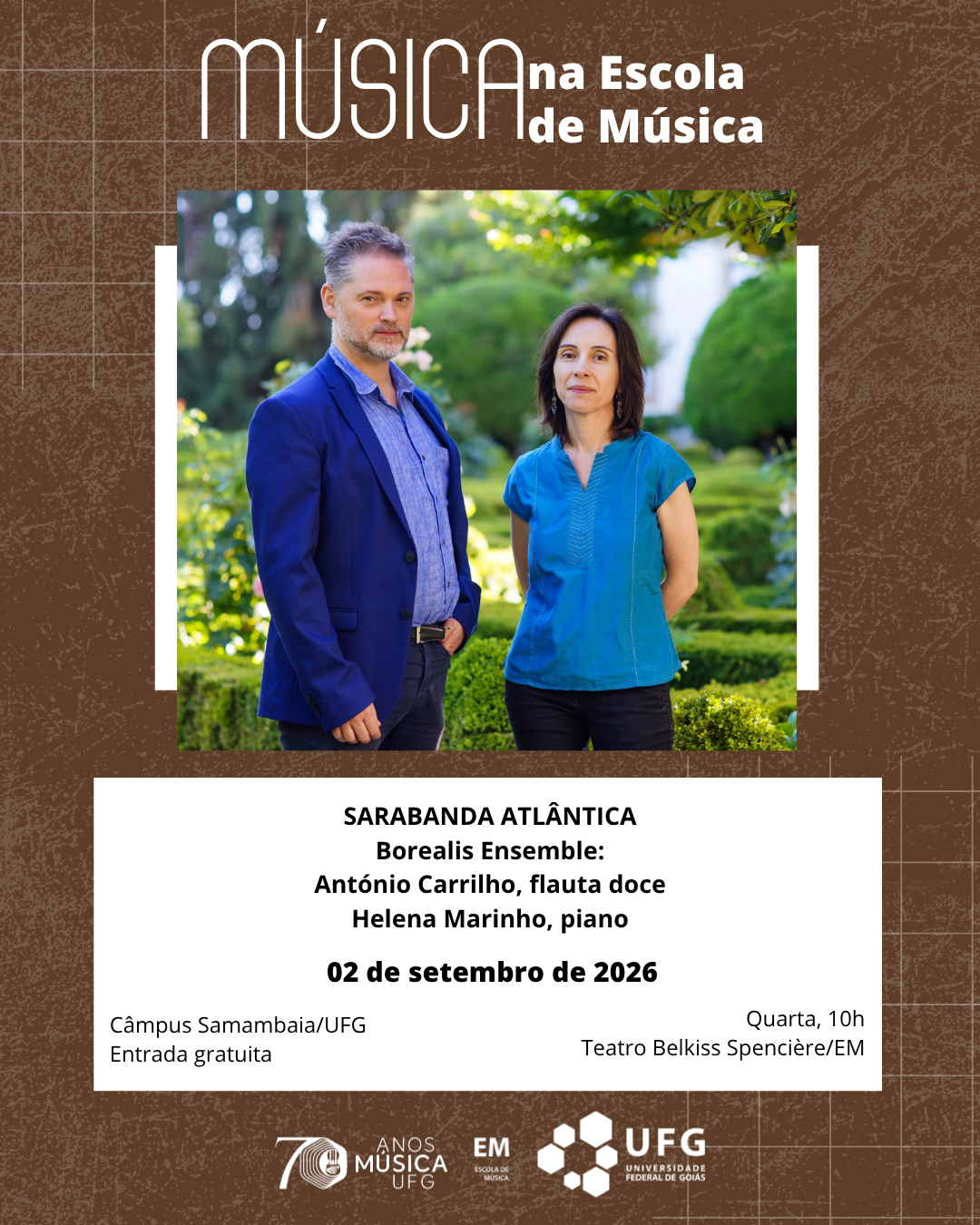 Imagem da publicação: Música na Escola de Música: SARABANDA ATLÂNTICA - Borealis Ensemble