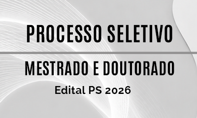 Imagem da publicação: Processo Seletivo PPGACV 2026: Mestrado e Doutorado