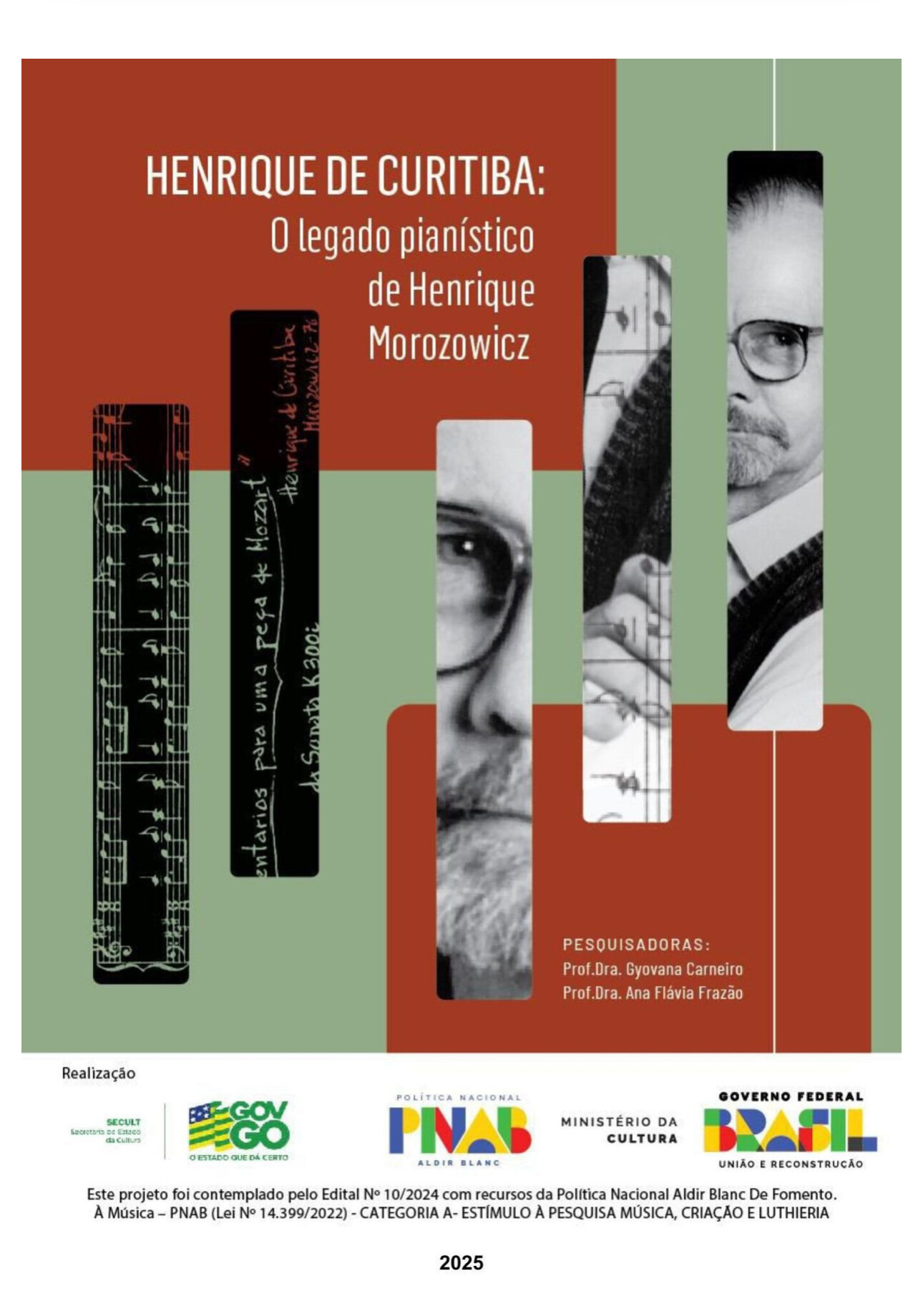 Imagem da publicação: 🎹 Recital-Palestra e Lançamento do livro 'Henrique de Curitiba' (EM/UFG)