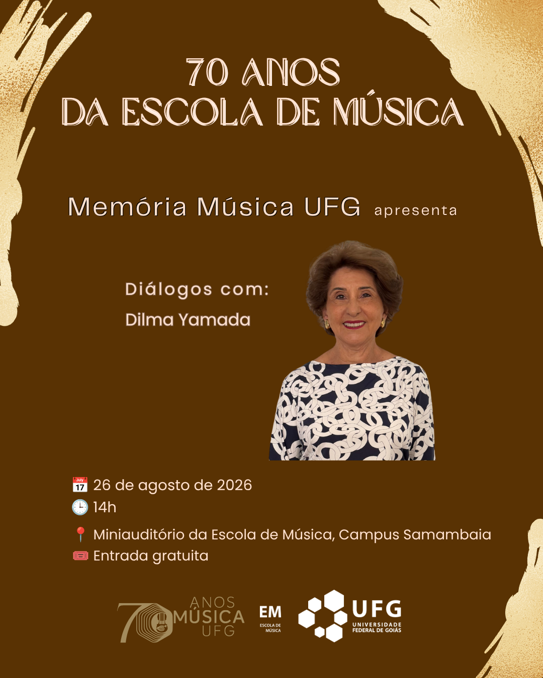 Imagem da publicação: Memória Música UFG apresenta Diálogos com Dilma Yamada