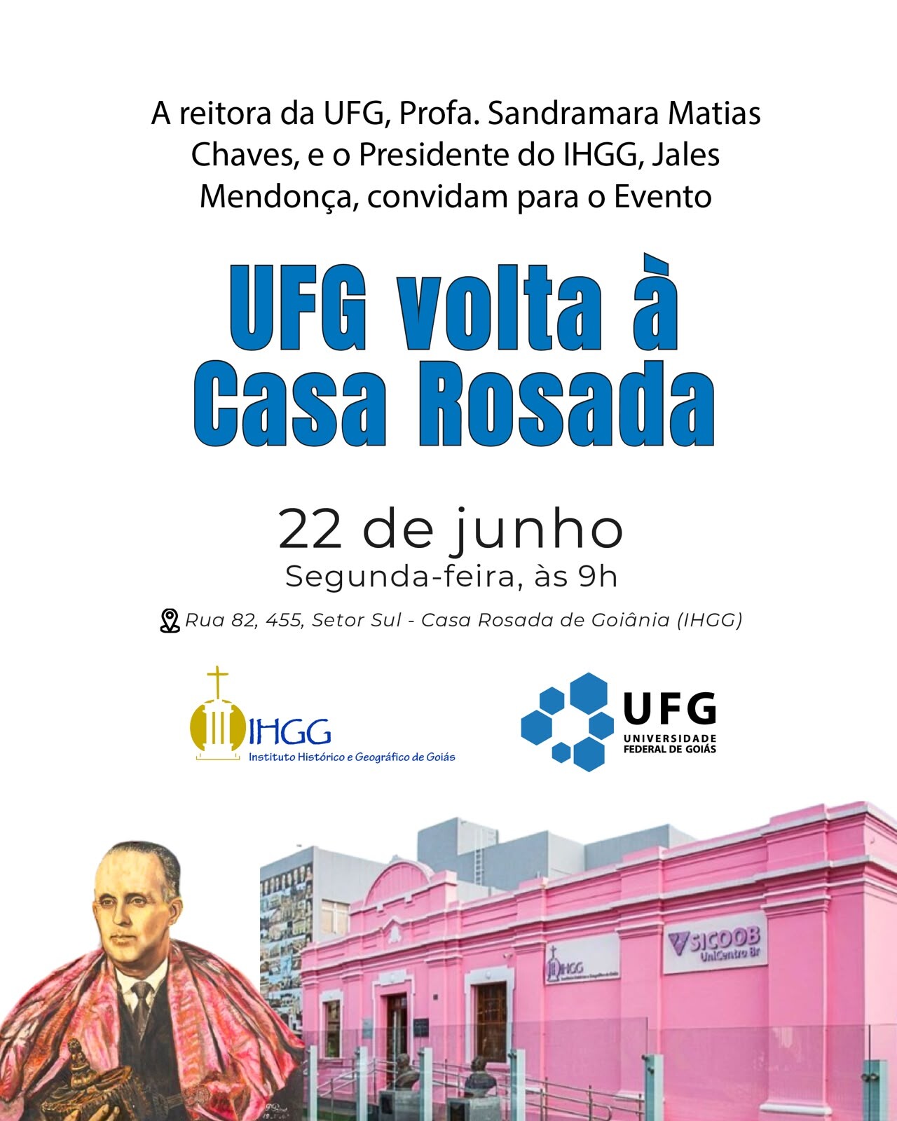 Imagem da publicação: 🏛️ 'UFG volta à Casa Rosada' (UFG)