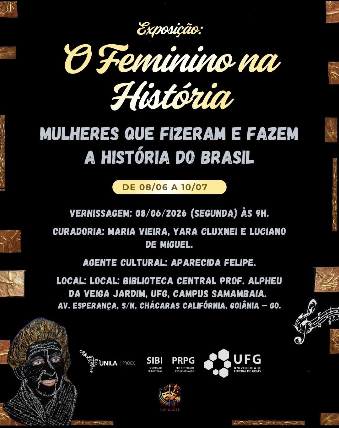 Imagem da publicação: Exposição "O Feminino na História: Mulheres que fizeram e fazem a história do