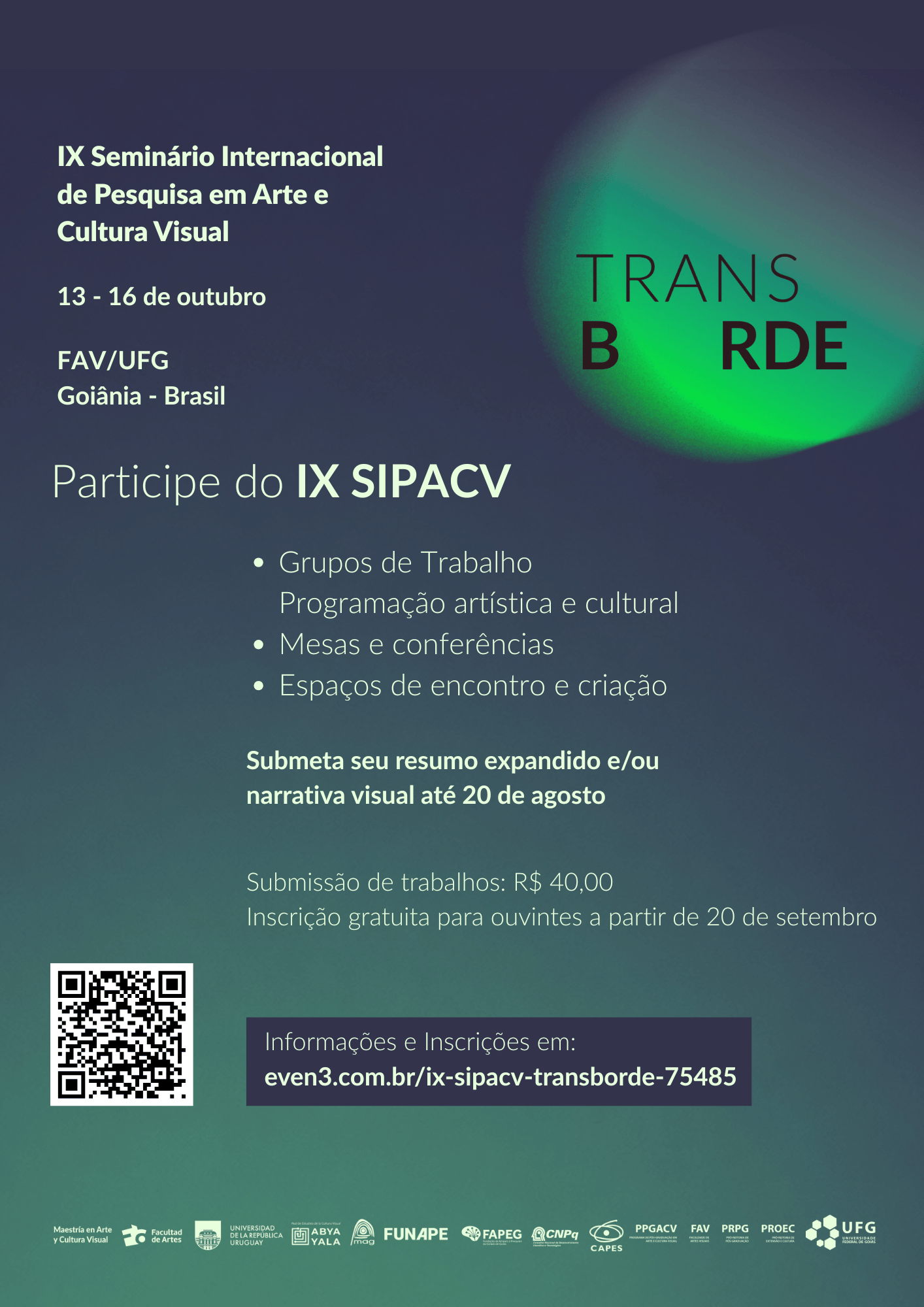 Imagem da publicação: IX Sipacv: submeta seu resumo até 20/8 e participe do seminário internacional