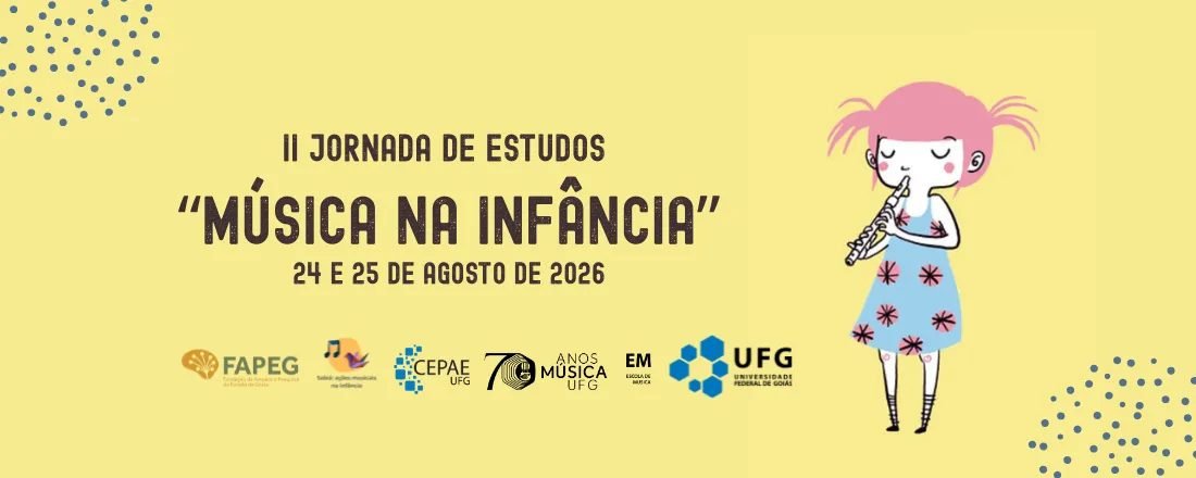 Imagem da publicação: I Jornada de Estudos "Música na Infância" acontece em 24/8