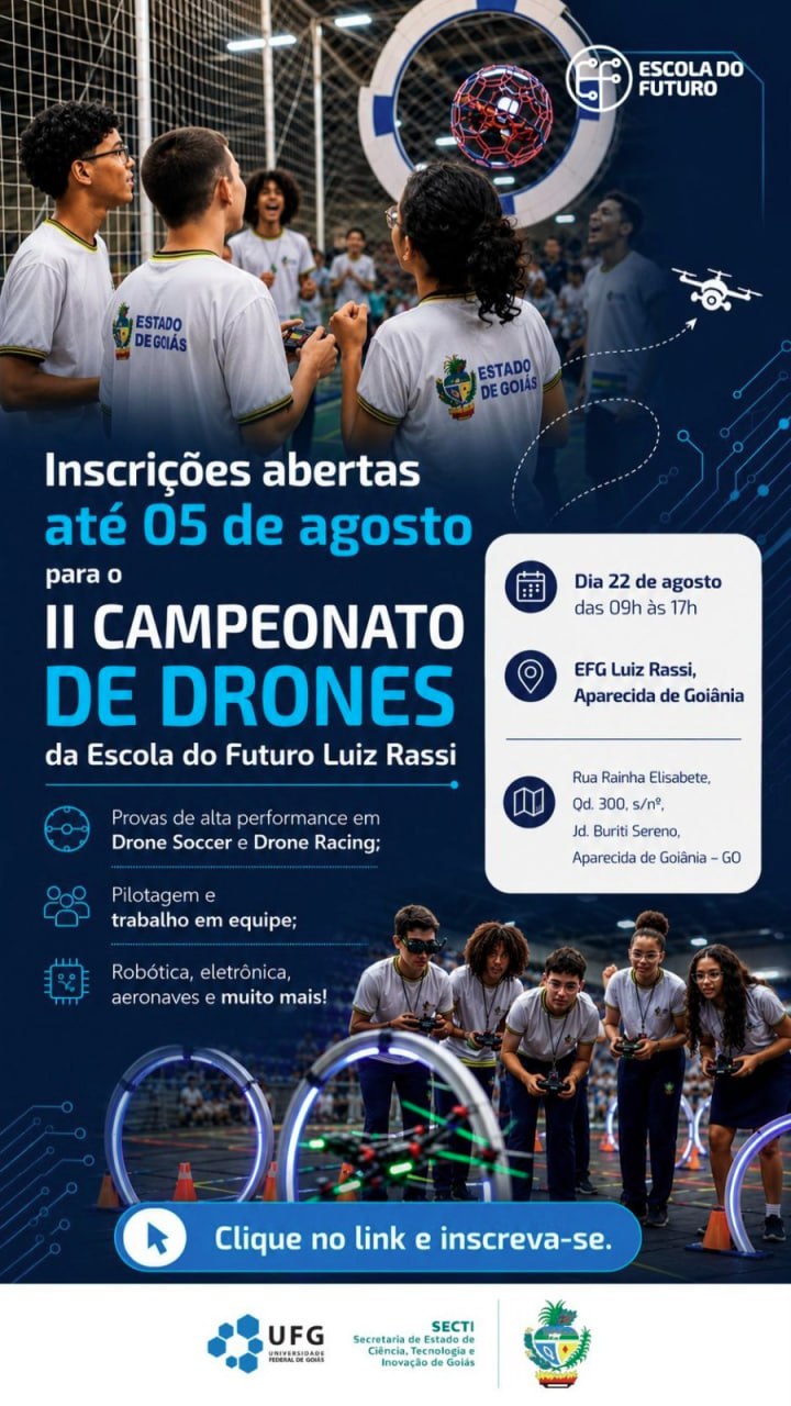 Imagem da publicação: II Campeonato de Drones da EFG Luiz Rassi